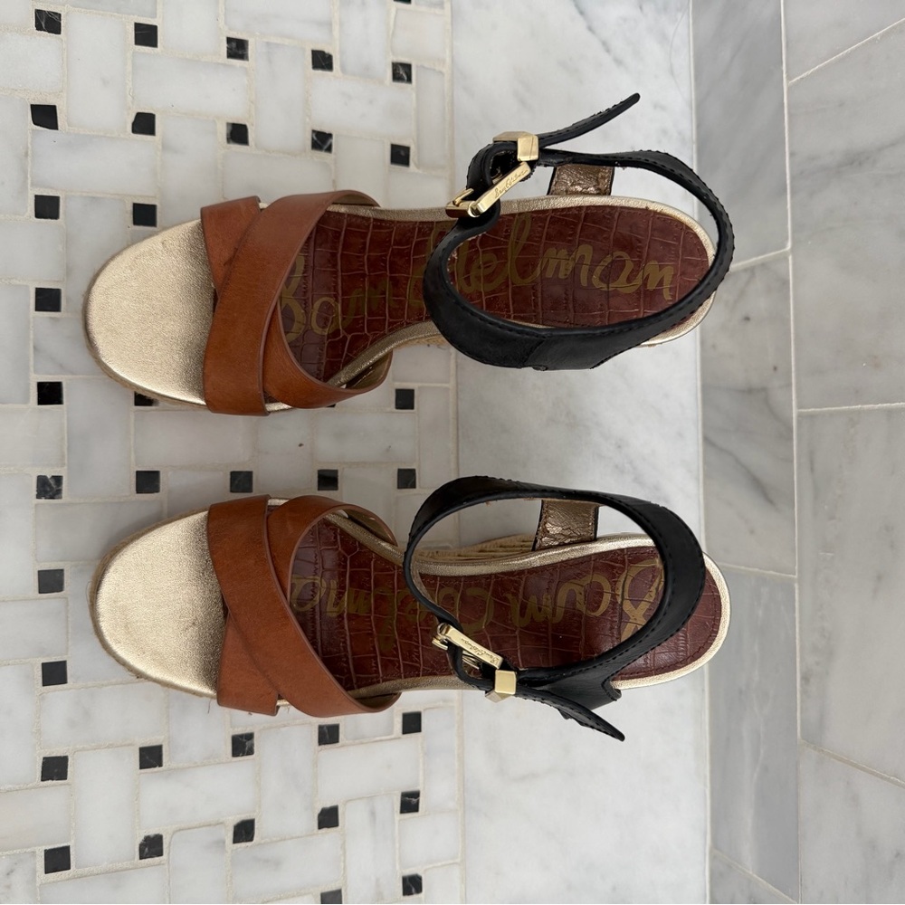 Sam Edelman Wedge Sandals - Picture 2 of 5